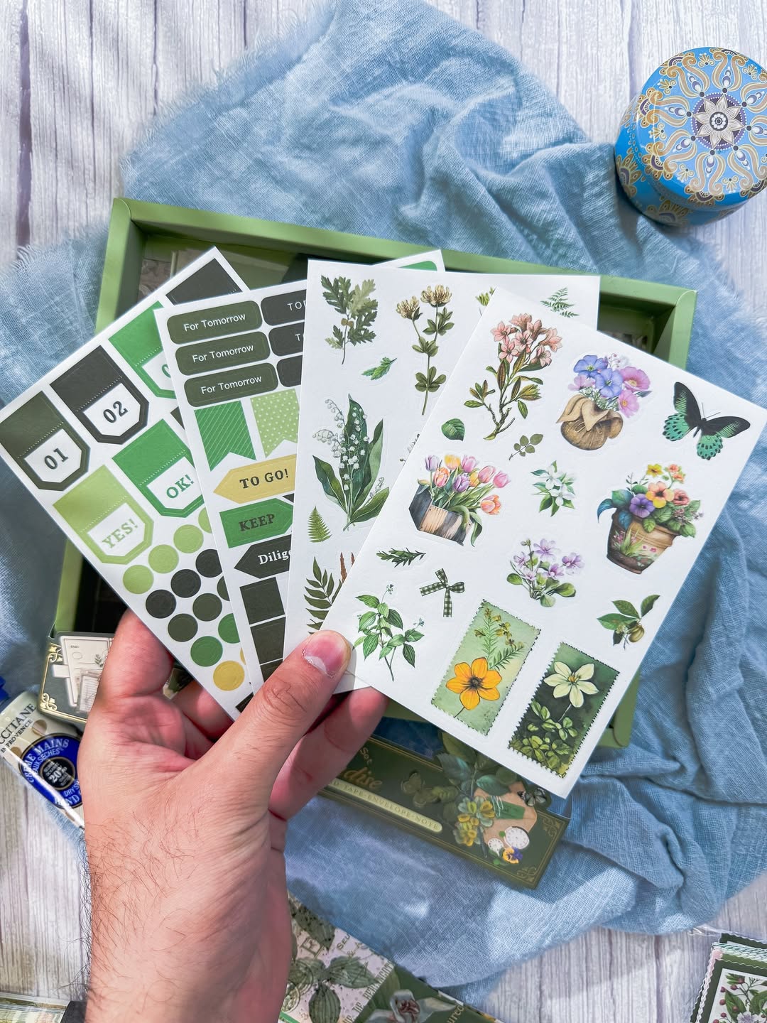 ‏‌‎⁨ 🌺✨ صندوق الجورنال الشامل ✨🌺 نسخة الحقل 💐💚