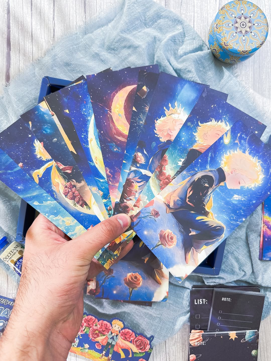 ⁨ ⁨ ✨🎑 صندوق الجورنال الشامل 🎑✨ نسخة الأمير الصغير 🌒💫