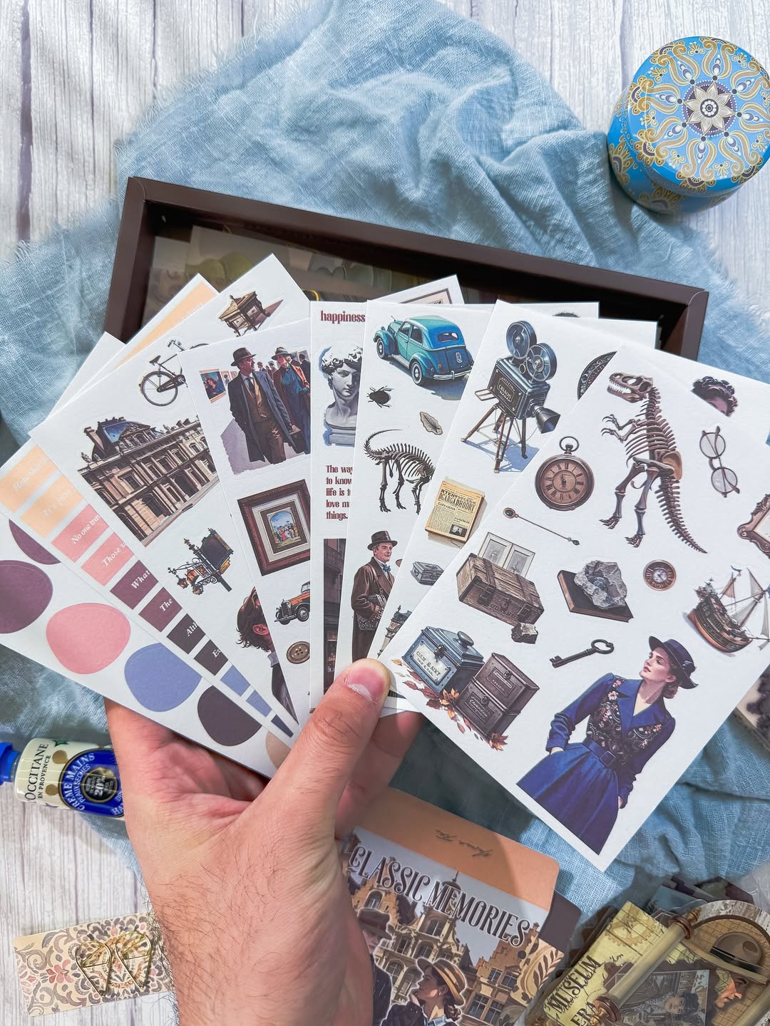 ✨🏛️ صندوق الجورنال الشامل 🏛️✨ نسخة ذكريات المتحف 🤍✨