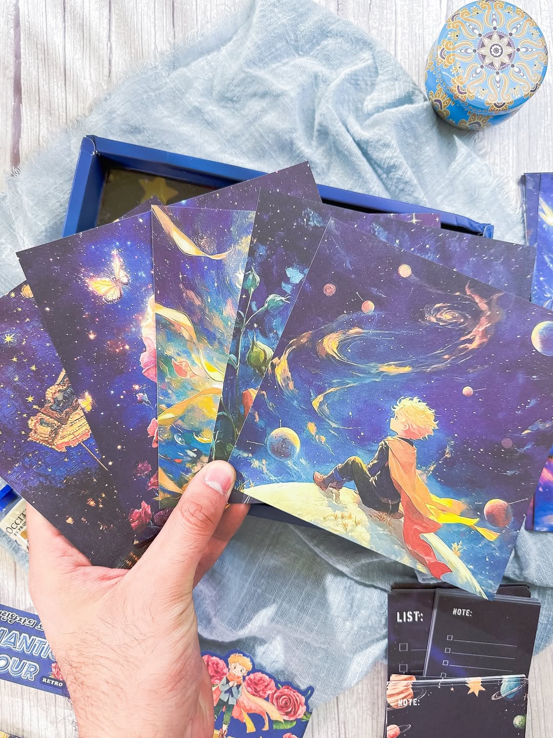 ⁨ ⁨ ✨🎑 صندوق الجورنال الشامل 🎑✨ نسخة الأمير الصغير 🌒💫