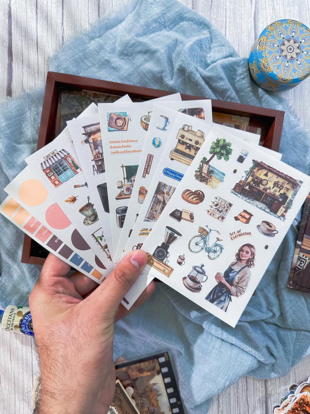 ✨ ☕️ صندوق الجورنال الشامل ☕️✨ نسخة رحلة في عالم القهوة 🤎✨