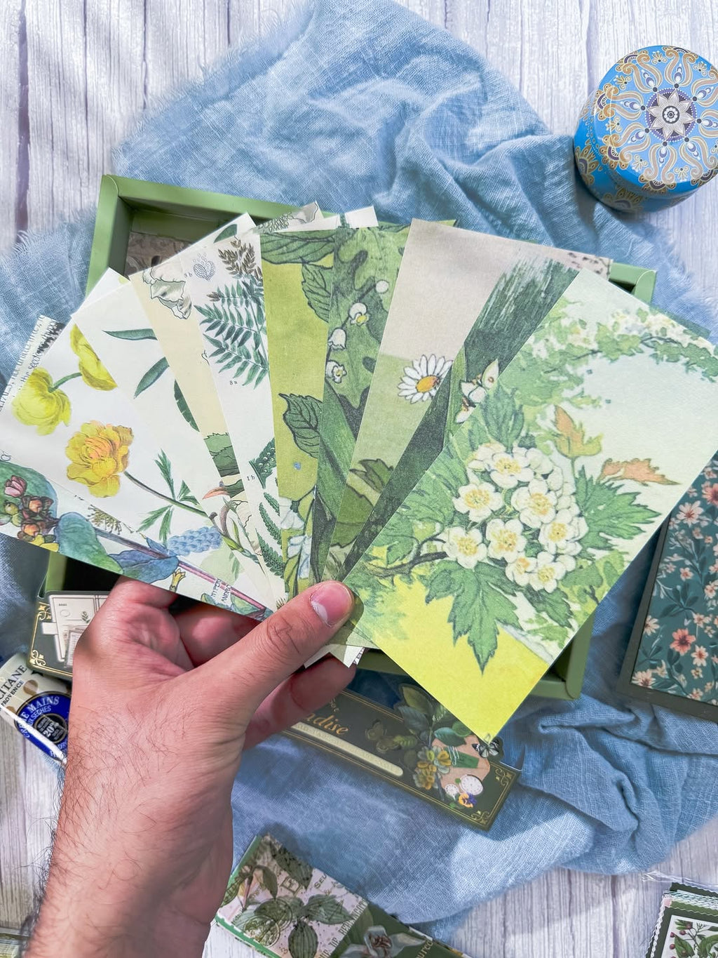 ‏‌‎⁨ 🌺✨ صندوق الجورنال الشامل ✨🌺 نسخة الحقل 💐💚