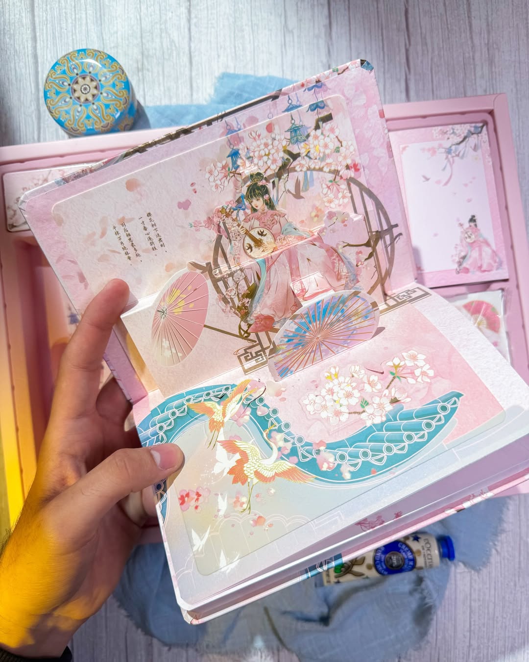 ✨🌸 صندوق جورنال الكبير 🌸✨  نسخة الساكورا 🪭✨