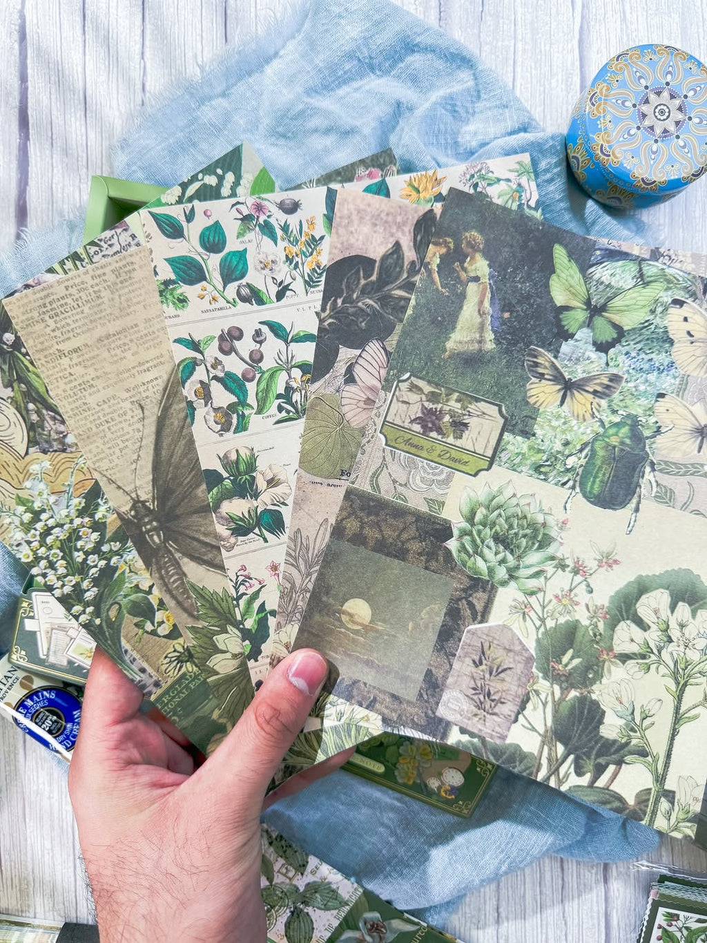 ‏‌‎⁨ 🌺✨ صندوق الجورنال الشامل ✨🌺 نسخة الحقل 💐💚