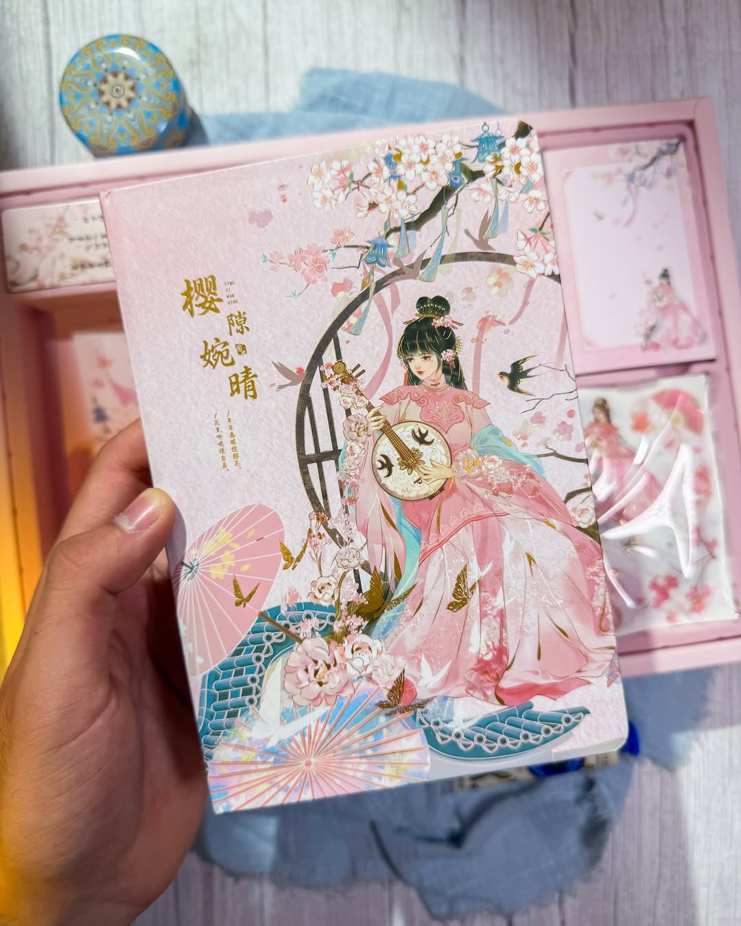 ✨🌸 صندوق جورنال الكبير 🌸✨  نسخة الساكورا 🪭✨