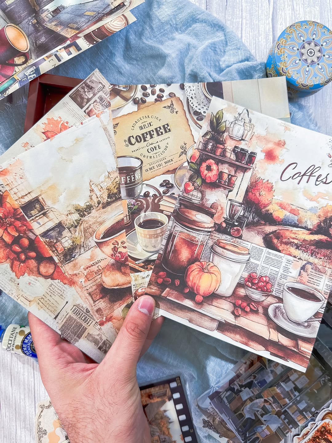 ✨ ☕️ صندوق الجورنال الشامل ☕️✨ نسخة رحلة في عالم القهوة 🤎✨