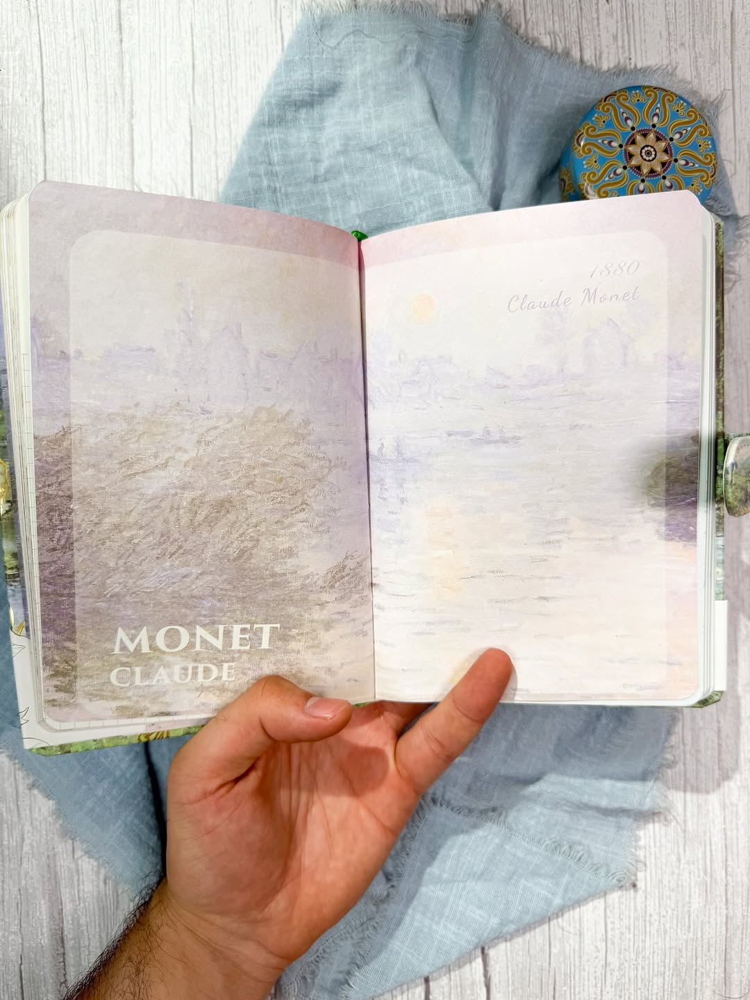 ✨🏞️ دفتر مونيت حوالي البحيرة 🏞️✨