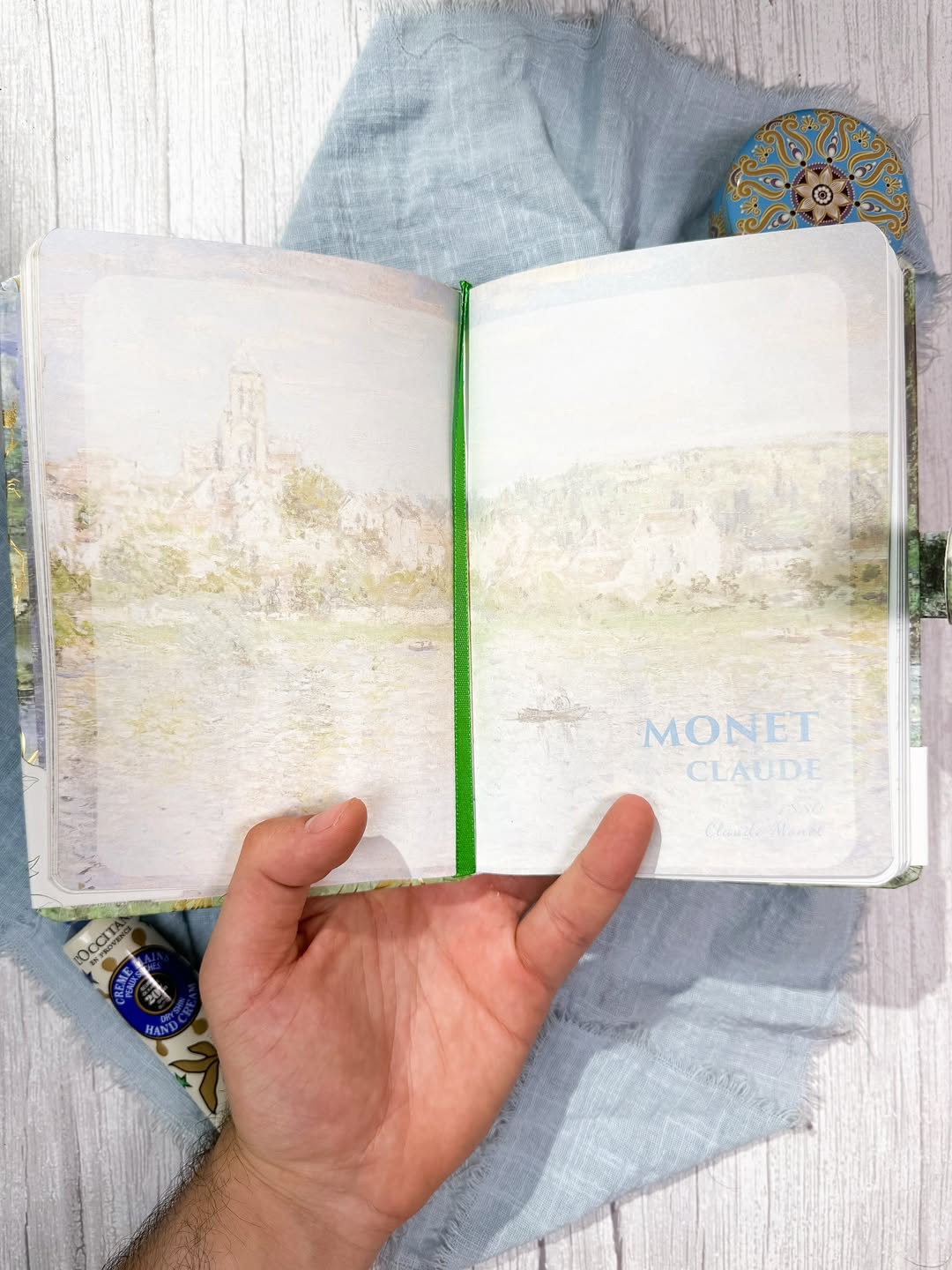 ✨🏞️ دفتر مونيت حوالي البحيرة 🏞️✨