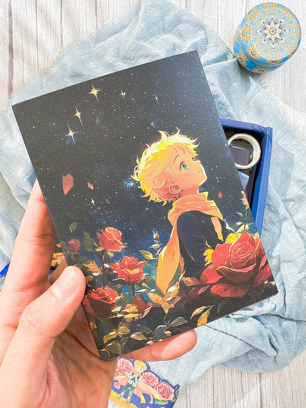 ⁨ ⁨ ✨🎑 صندوق الجورنال الشامل 🎑✨ نسخة الأمير الصغير 🌒💫