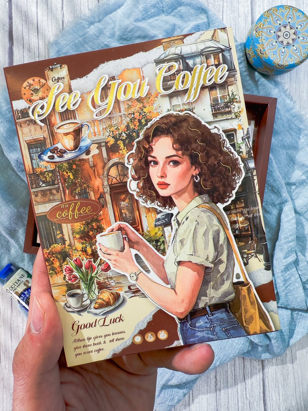 ✨ ☕️ صندوق الجورنال الشامل ☕️✨ نسخة رحلة في عالم القهوة 🤎✨