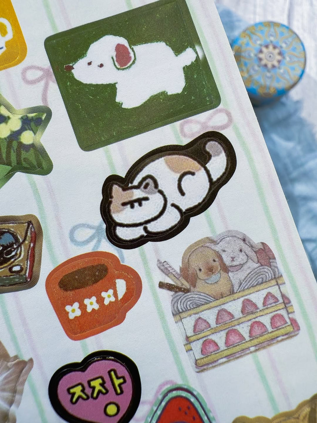 ✨🩷 كتيّب الملصقات الصغير 🩷✨