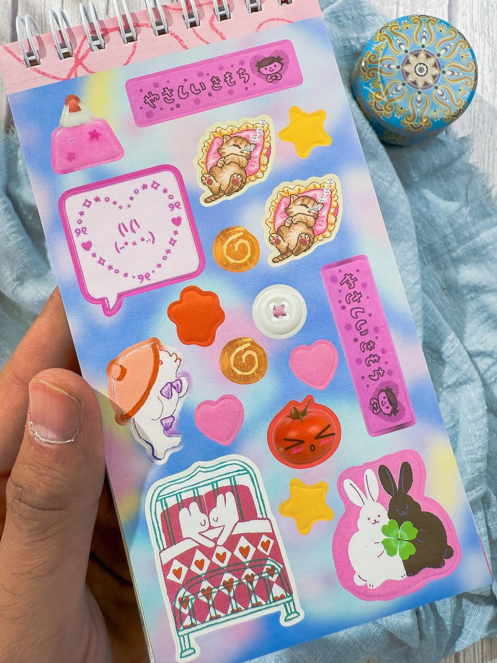 ✨🩷 كتيّب الملصقات الصغير 🩷✨