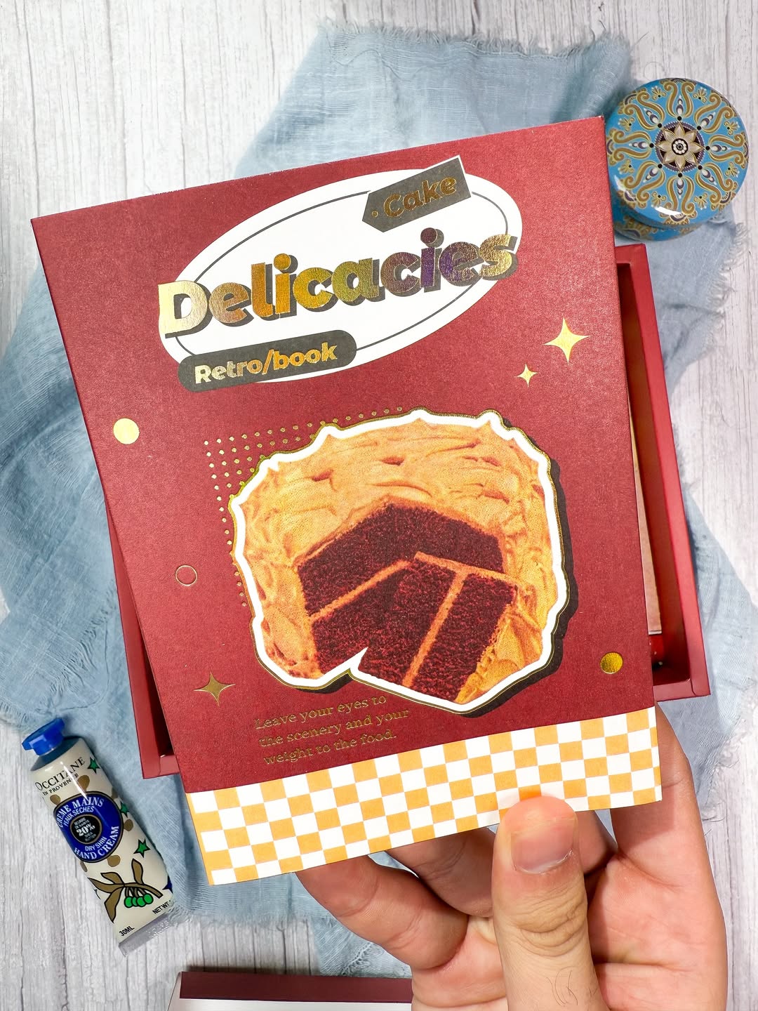 ⁨ ⁨ ✨🍰 صندوق الجورنال الشامل 🍰✨  نسخة الكيك 🎂✨