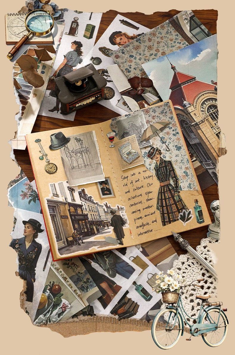 مجلة الملصقات الكبيرة MEUSEUM WANDERING