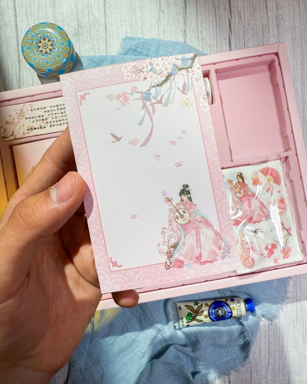✨🌸 صندوق جورنال الكبير 🌸✨  نسخة الساكورا 🪭✨