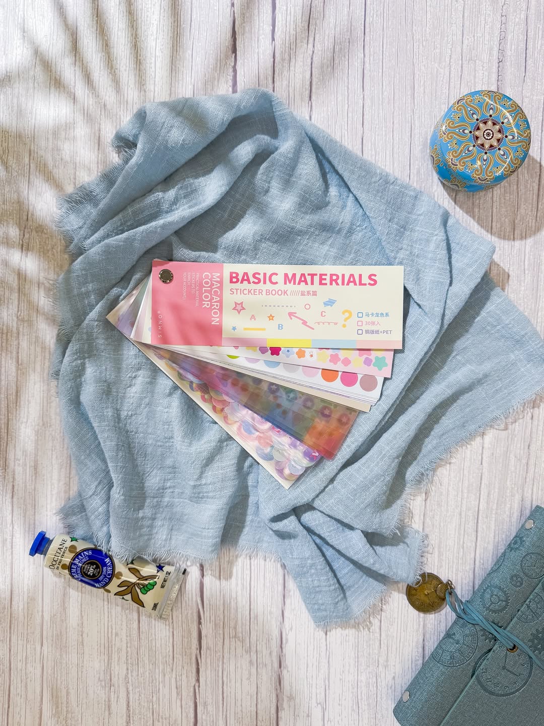 مجلة ملصقات Basic Materials