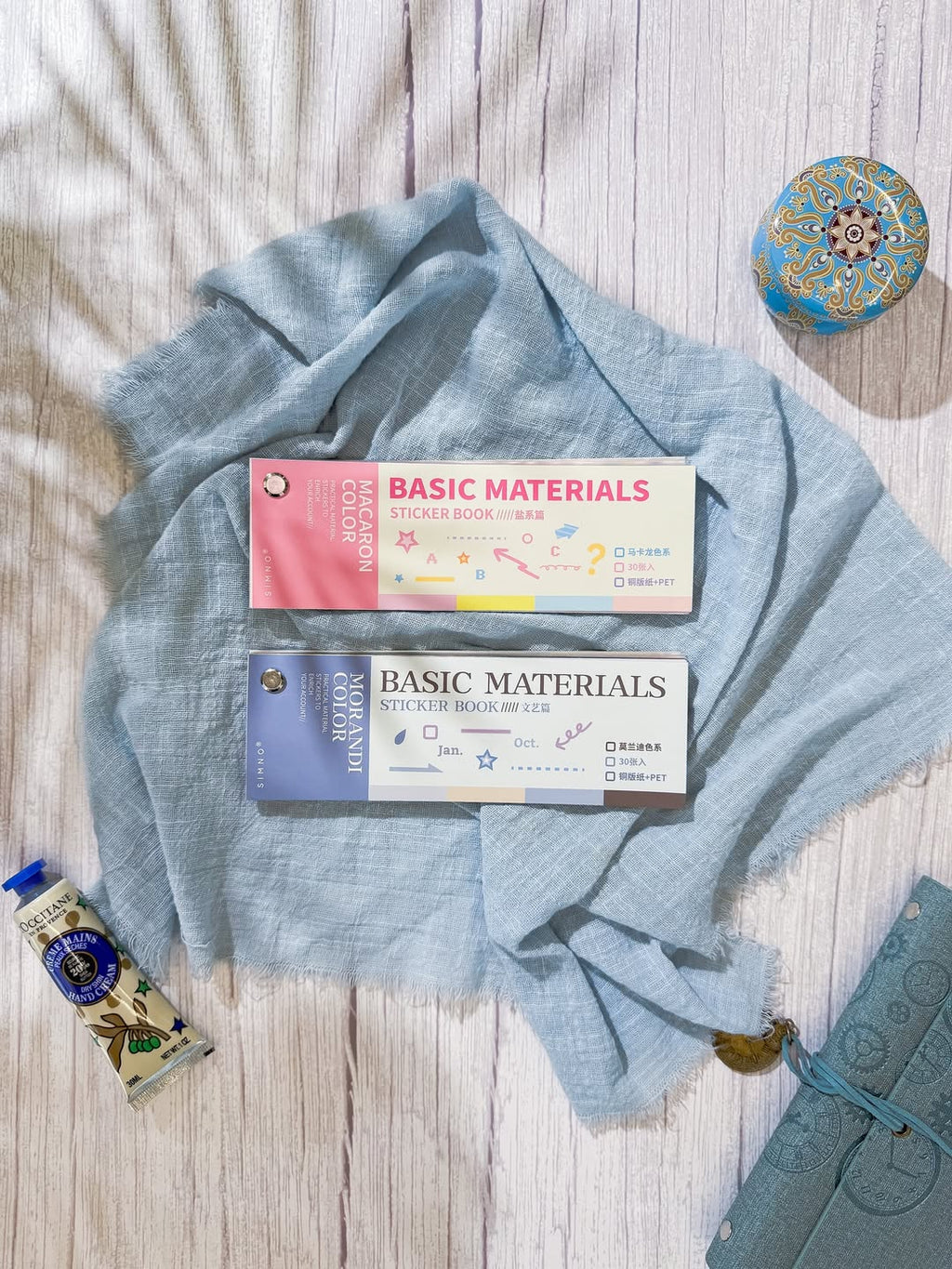 مجلة ملصقات Basic Materials