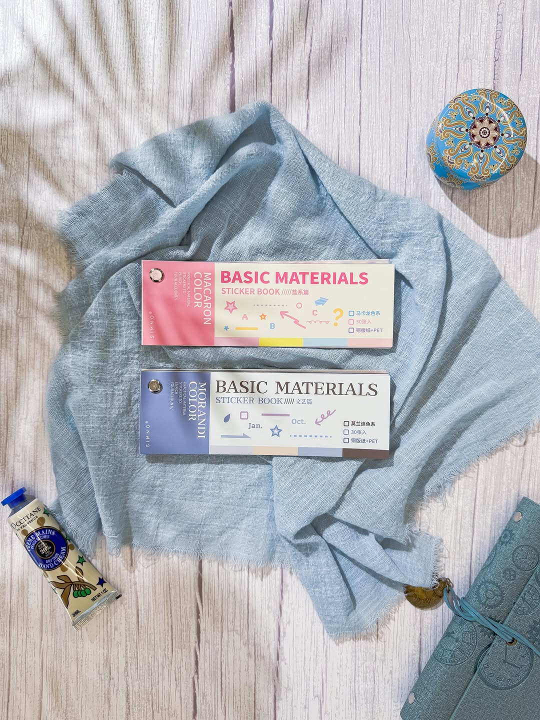 مجلة ملصقات Basic Materials