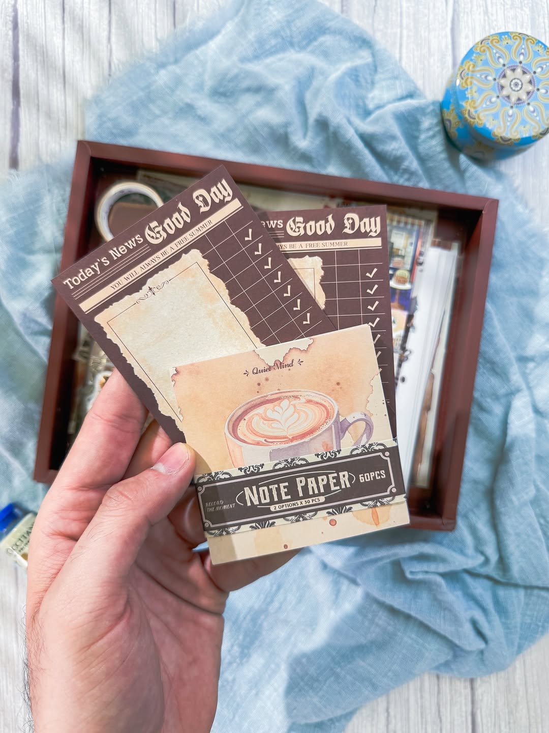 ✨ ☕️ صندوق الجورنال الشامل ☕️✨ نسخة رحلة في عالم القهوة 🤎✨