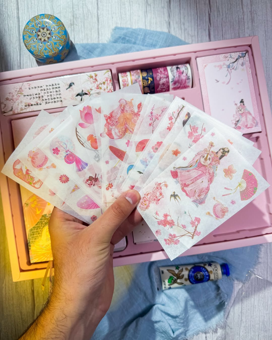 ✨🌸 صندوق جورنال الكبير 🌸✨  نسخة الساكورا 🪭✨