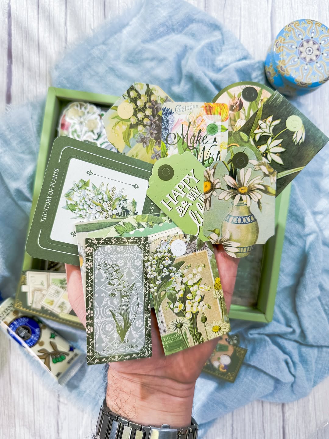 ‏‌‎⁨ 🌺✨ صندوق الجورنال الشامل ✨🌺 نسخة الحقل 💐💚