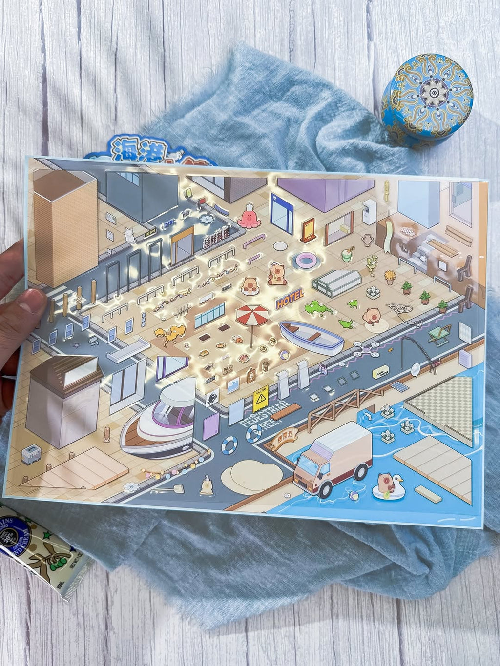 ✨🌊 مجموعة التركيب الكبيرة 🌊✨ نسخة مدينة الشاطئ 🏖️