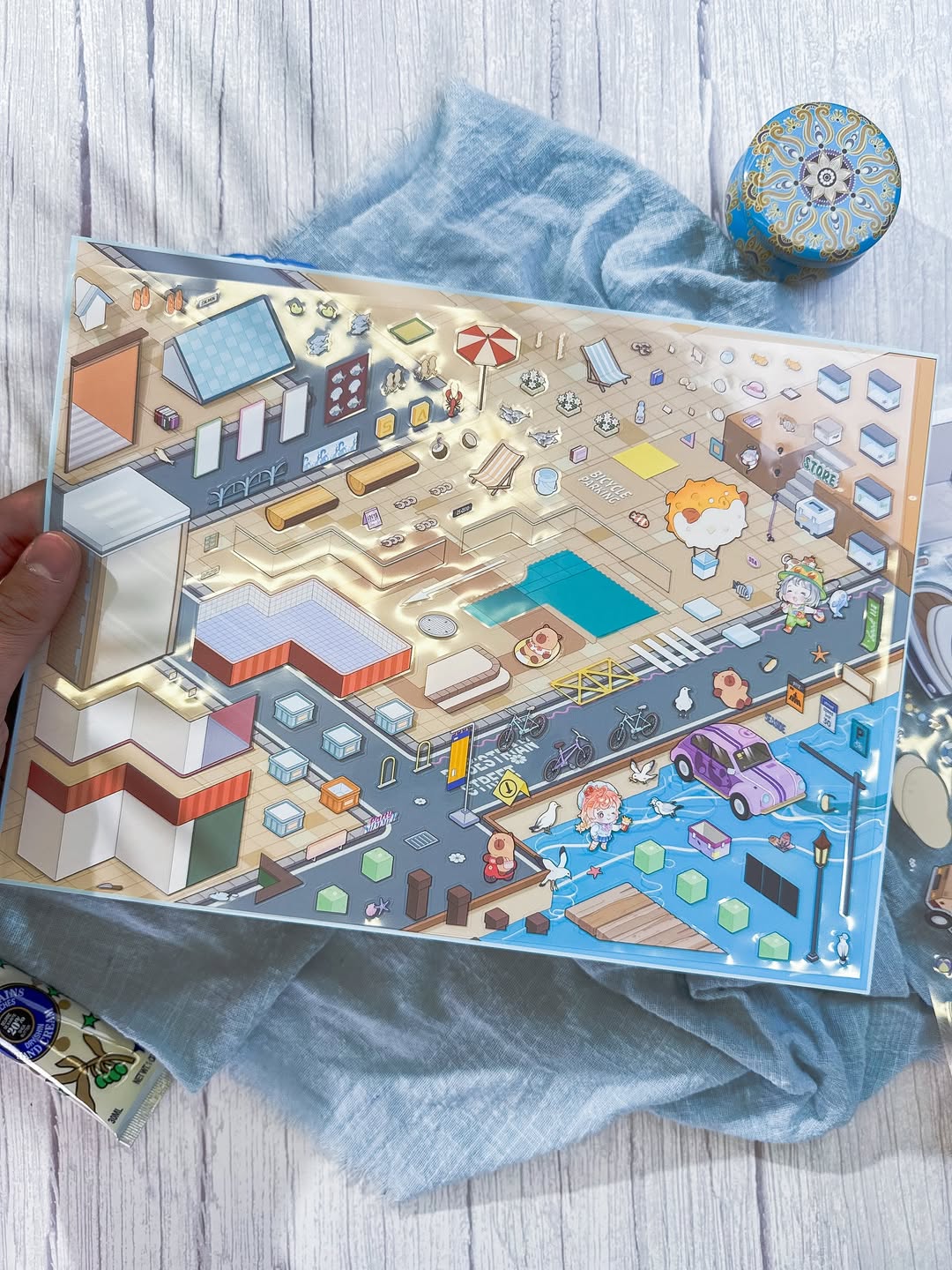 ✨🌊 مجموعة التركيب الكبيرة 🌊✨ نسخة مدينة الشاطئ 🏖️