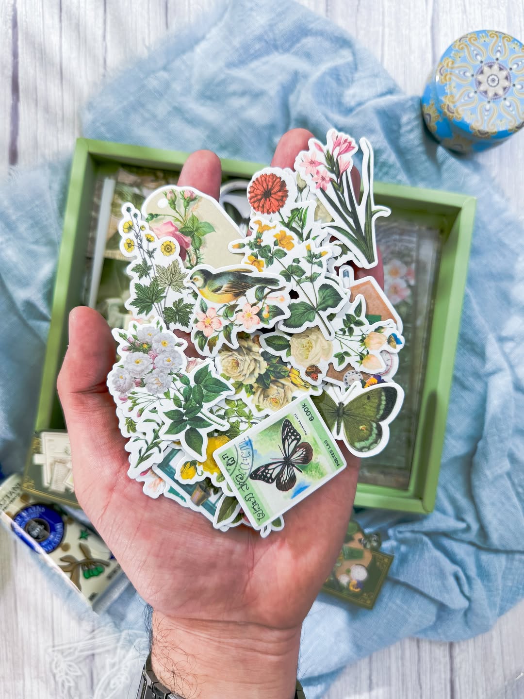 ‏‌‎⁨ 🌺✨ صندوق الجورنال الشامل ✨🌺 نسخة الحقل 💐💚