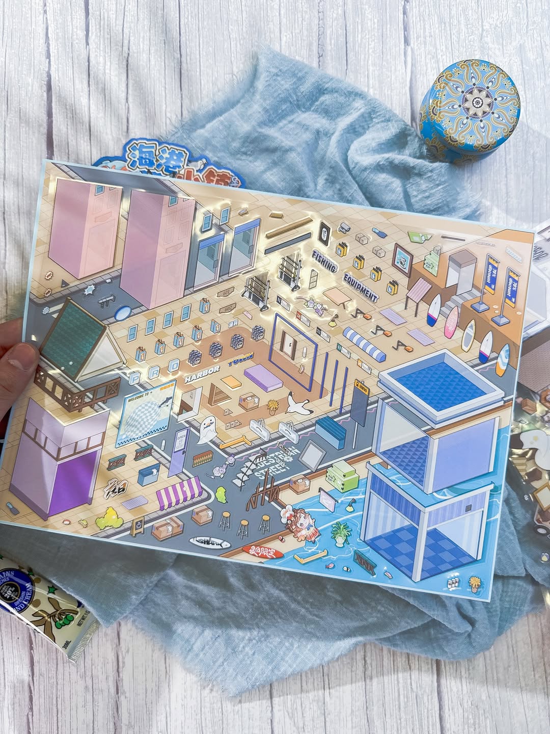 ✨🌊 مجموعة التركيب الكبيرة 🌊✨ نسخة مدينة الشاطئ 🏖️