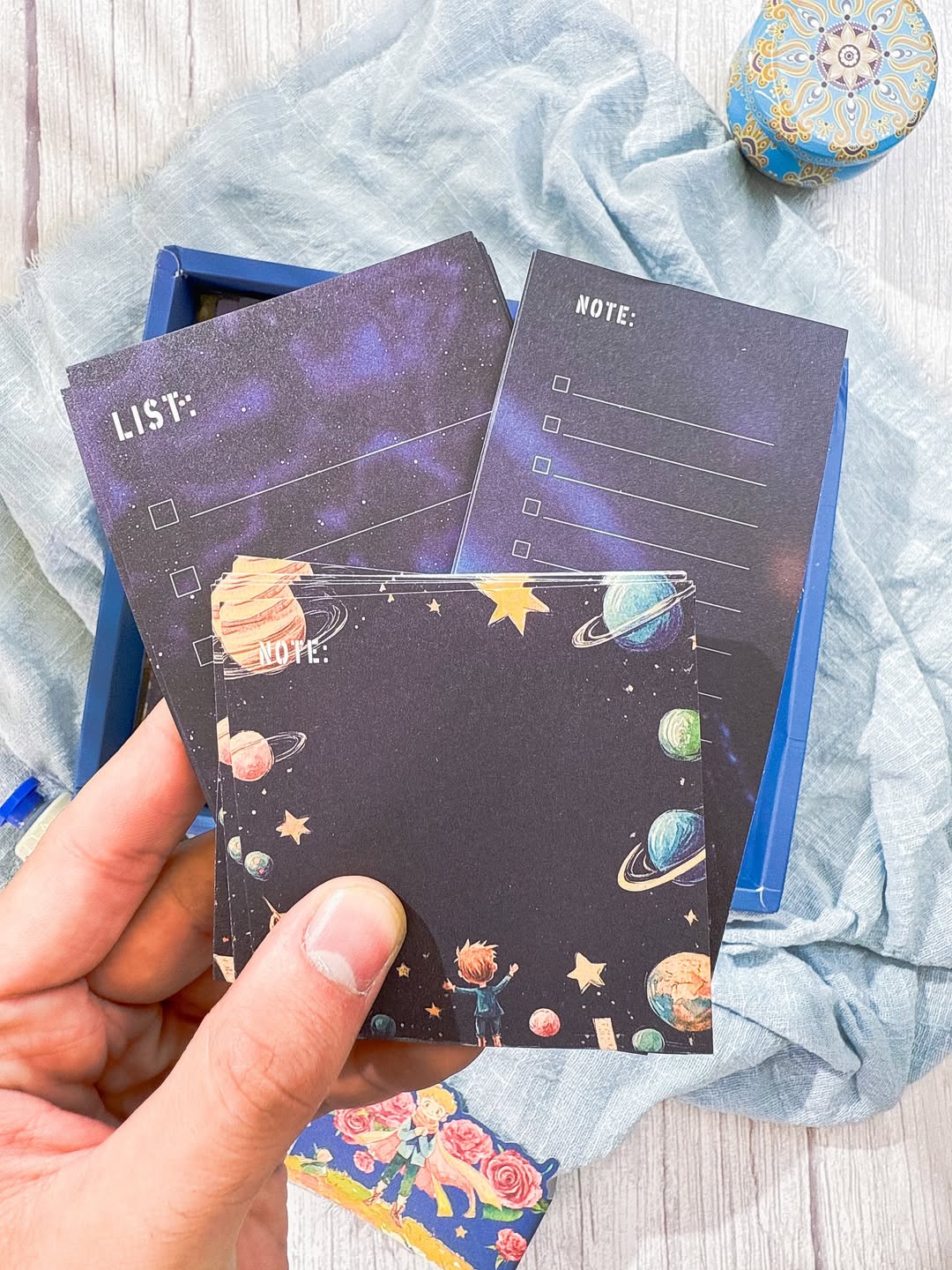 ⁨ ⁨ ✨🎑 صندوق الجورنال الشامل 🎑✨ نسخة الأمير الصغير 🌒💫