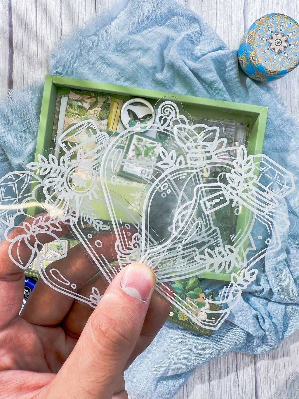 ‏‌‎⁨ 🌺✨ صندوق الجورنال الشامل ✨🌺 نسخة الحقل 💐💚