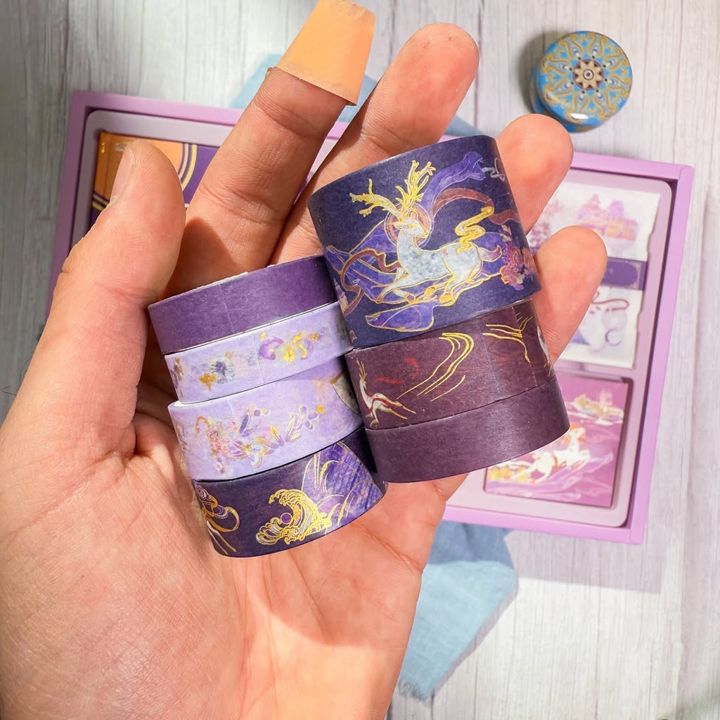 ✨💜 صندوق الجورنال الكبير 💜✨  نسخة الغزال السحري 🦌✨