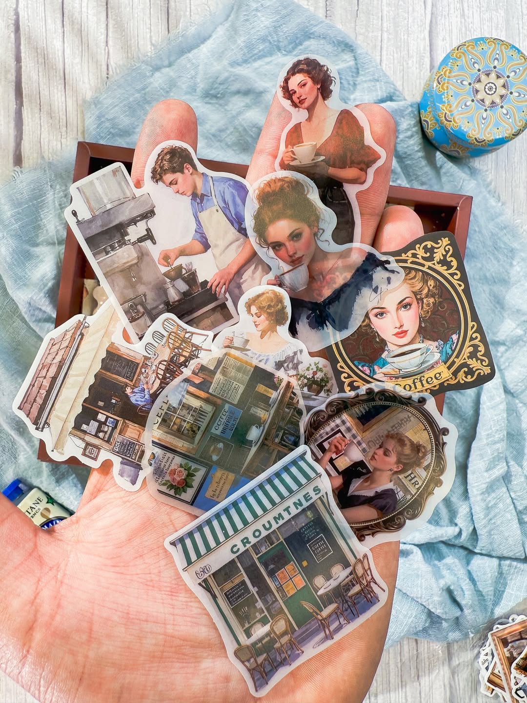 ✨ ☕️ صندوق الجورنال الشامل ☕️✨ نسخة رحلة في عالم القهوة 🤎✨