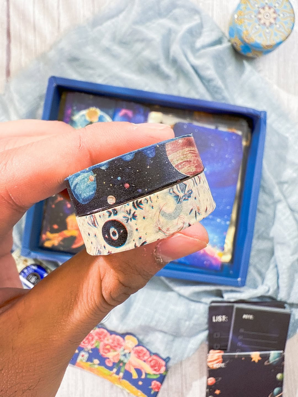 ⁨ ⁨ ✨🎑 صندوق الجورنال الشامل 🎑✨ نسخة الأمير الصغير 🌒💫