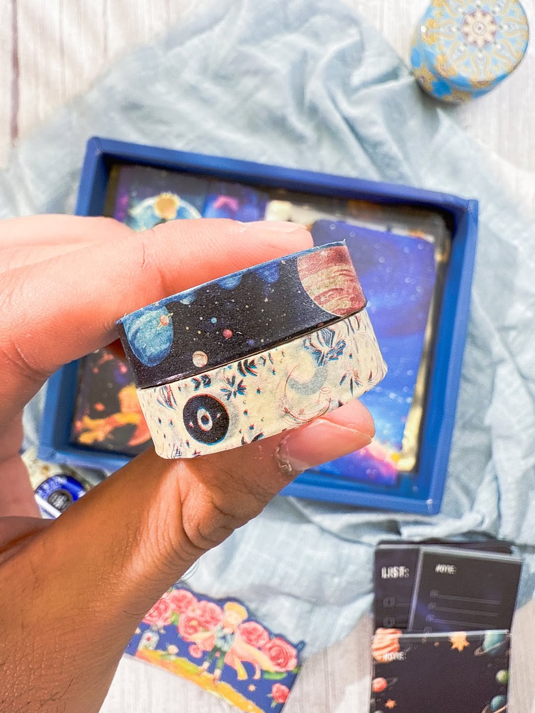 ⁨ ⁨ ✨🎑 صندوق الجورنال الشامل 🎑✨ نسخة الأمير الصغير 🌒💫