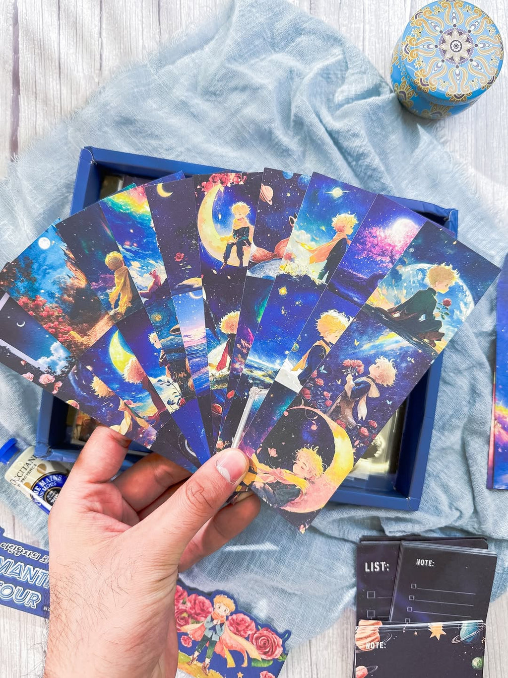 ⁨ ⁨ ✨🎑 صندوق الجورنال الشامل 🎑✨ نسخة الأمير الصغير 🌒💫