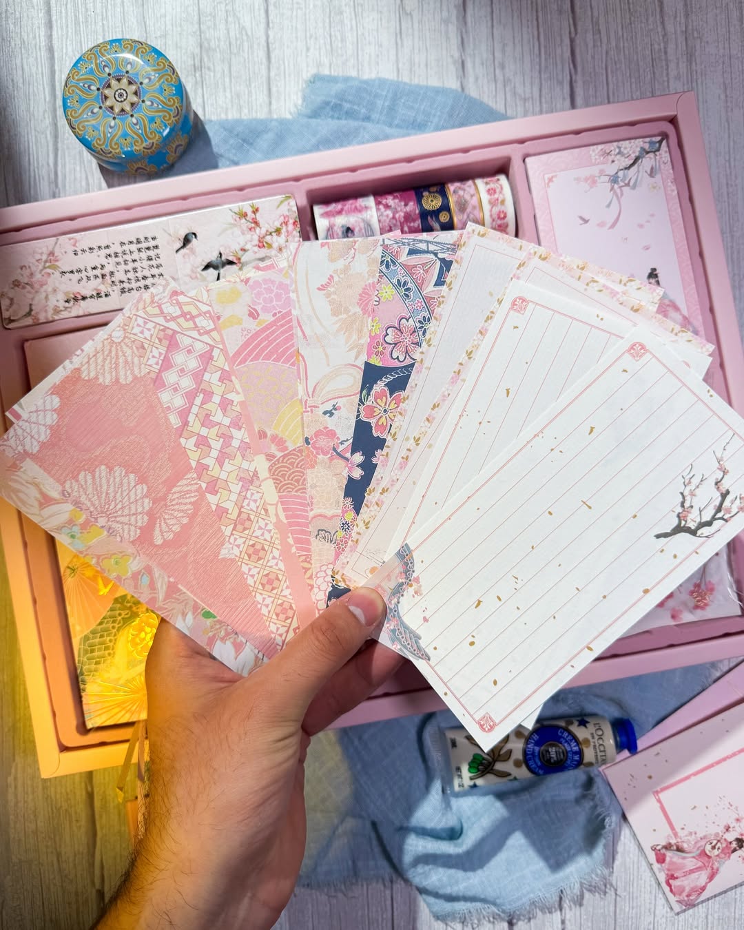 ✨🌸 صندوق جورنال الكبير 🌸✨  نسخة الساكورا 🪭✨