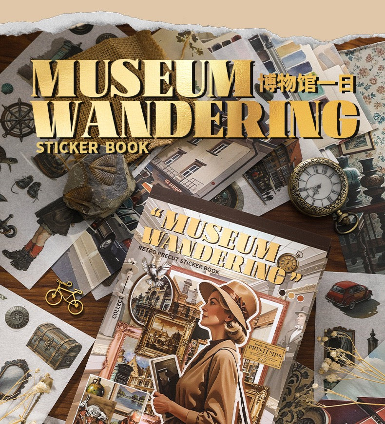 مجلة الملصقات الكبيرة MEUSEUM WANDERING