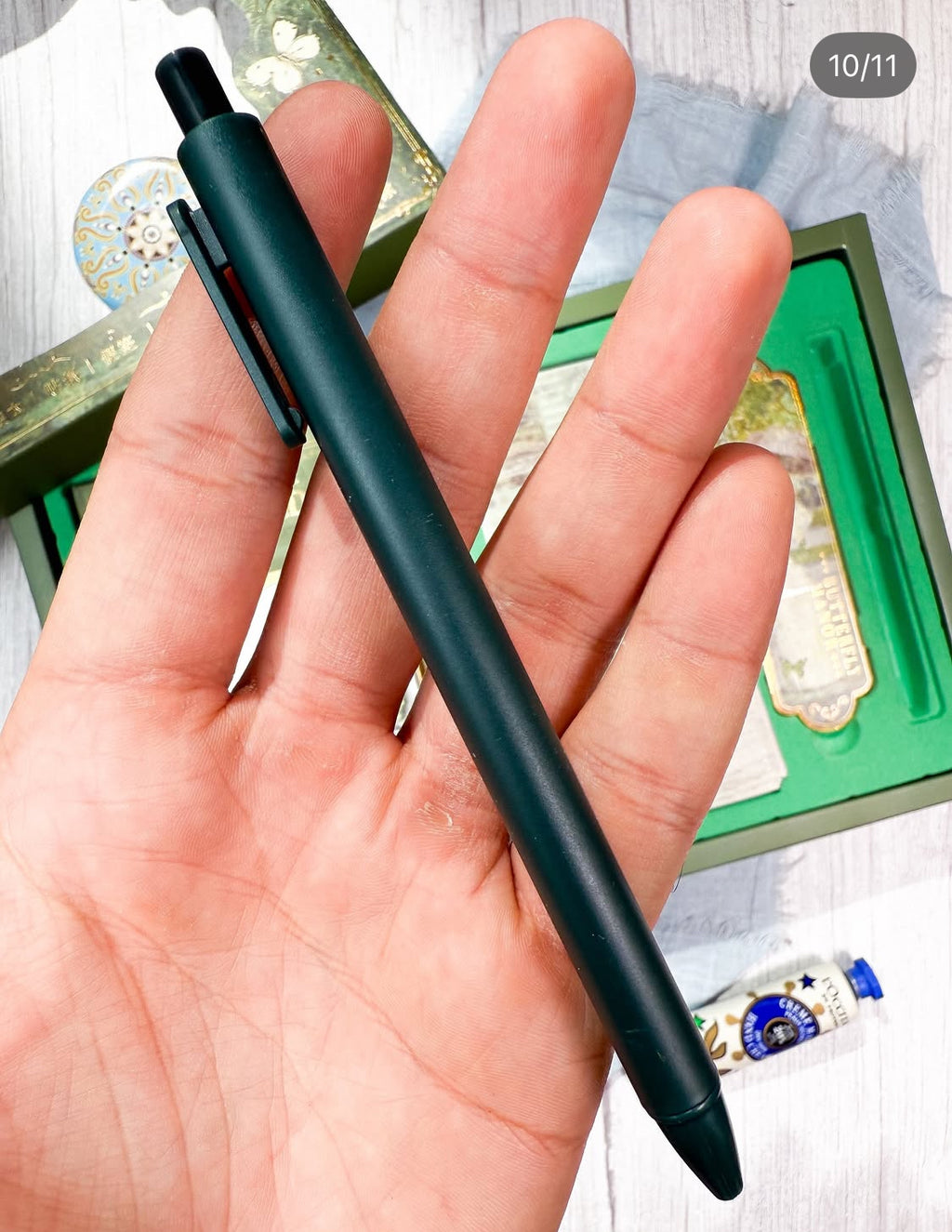 ✨🦋 صندوق الجورنال الكبير 🦋✨  نسخة الفراشة الخضراء 🌿💚