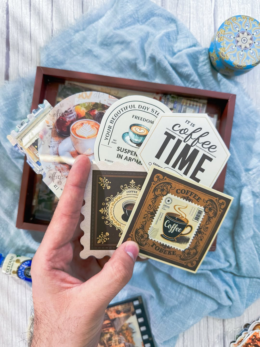 ✨ ☕️ صندوق الجورنال الشامل ☕️✨ نسخة رحلة في عالم القهوة 🤎✨