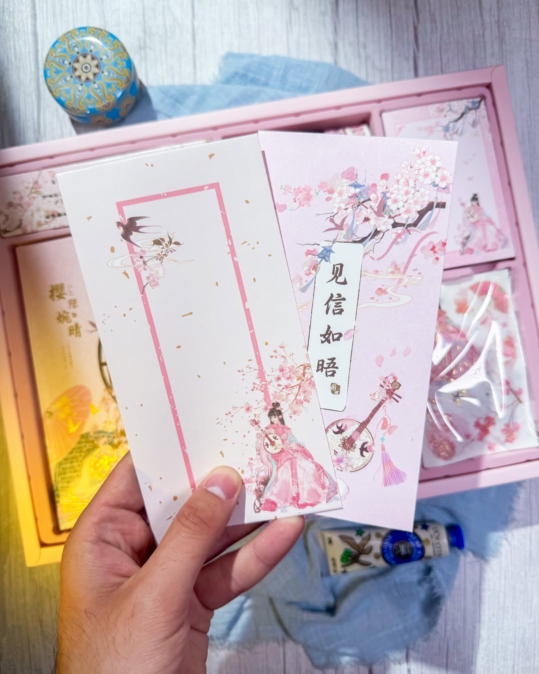 ✨🌸 صندوق جورنال الكبير 🌸✨  نسخة الساكورا 🪭✨