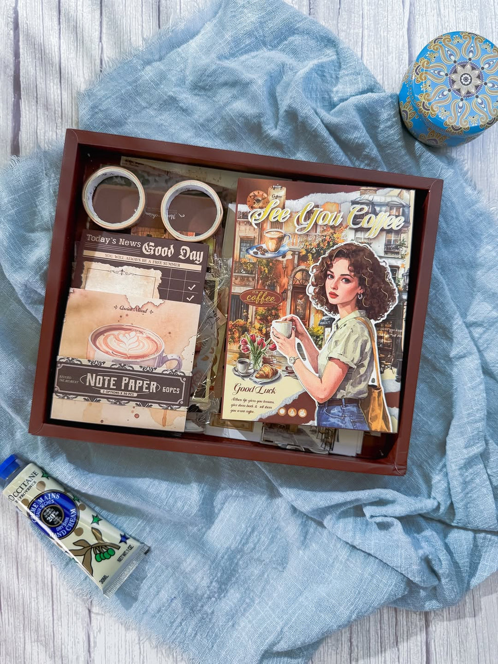 ✨ ☕️ صندوق الجورنال الشامل ☕️✨ نسخة رحلة في عالم القهوة 🤎✨