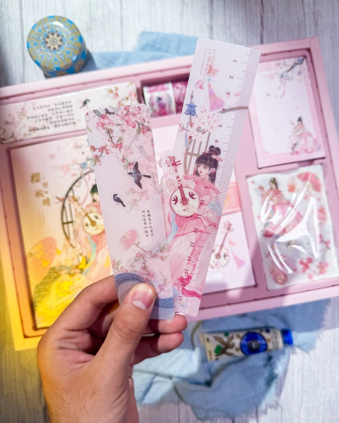 ✨🌸 صندوق جورنال الكبير 🌸✨  نسخة الساكورا 🪭✨