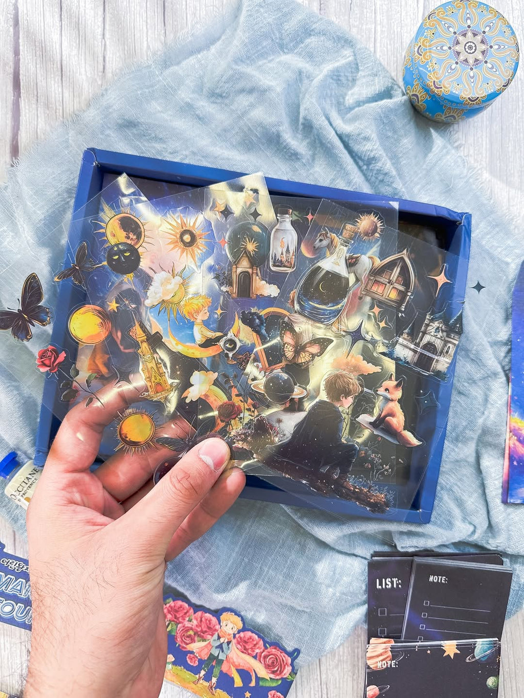 ⁨ ⁨ ✨🎑 صندوق الجورنال الشامل 🎑✨ نسخة الأمير الصغير 🌒💫