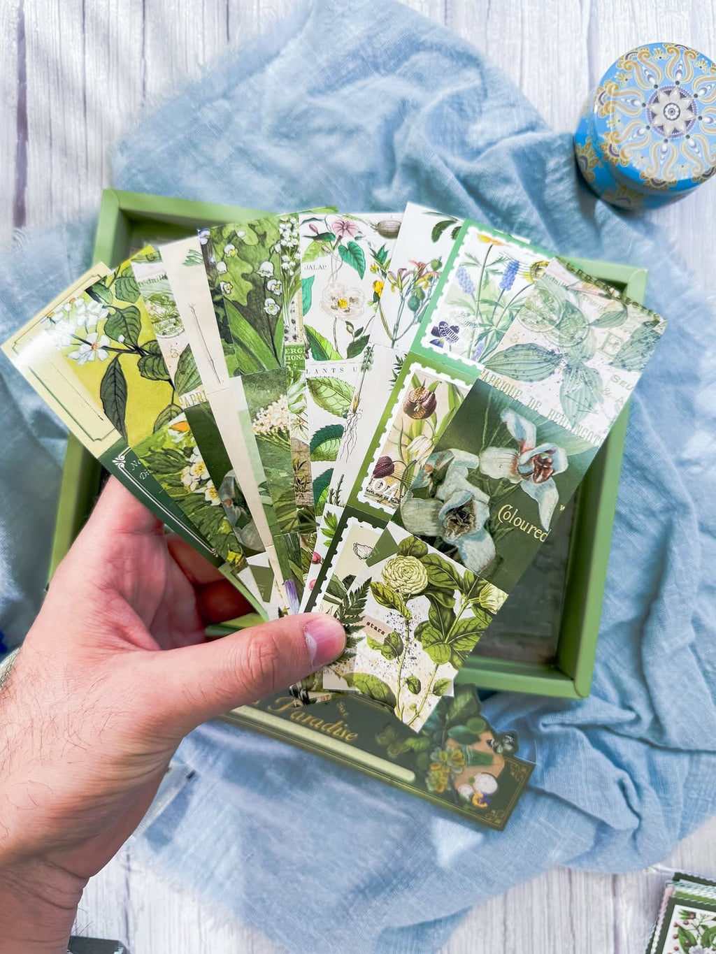 ‏‌‎⁨ 🌺✨ صندوق الجورنال الشامل ✨🌺 نسخة الحقل 💐💚