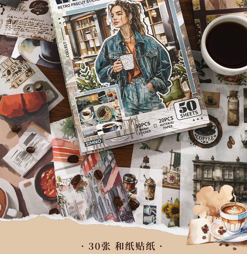 مجلة الملصقات الكبيرة COFFEE WEEKLY