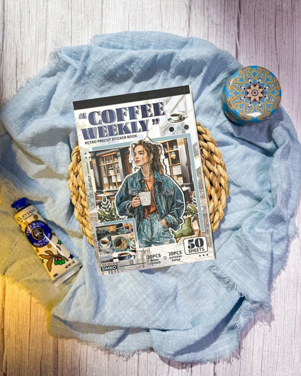 مجلة الملصقات الكبيرة COFFEE WEEKLY