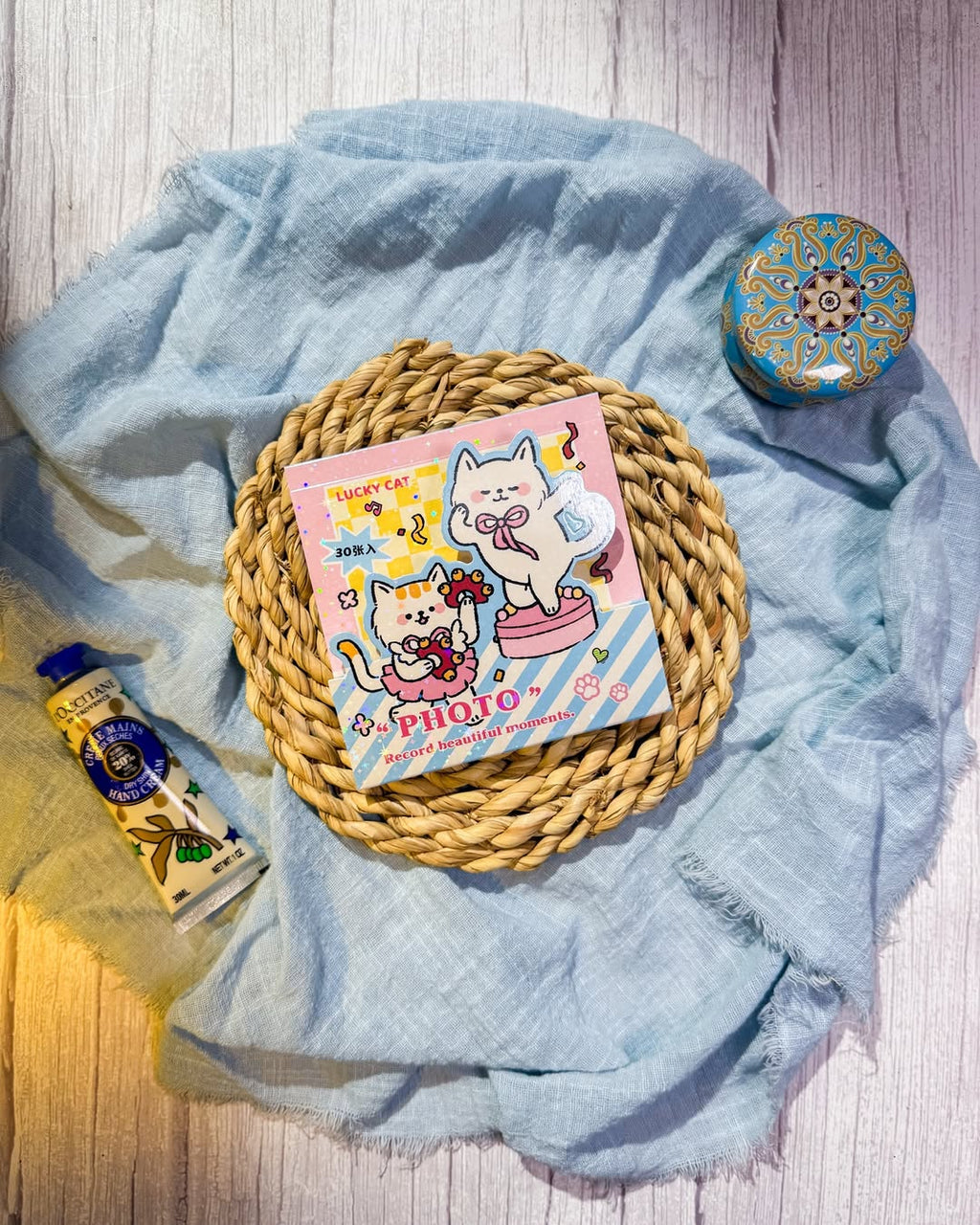 ✨🐈 دفتر ملصقات Lucky cat 🐈✨