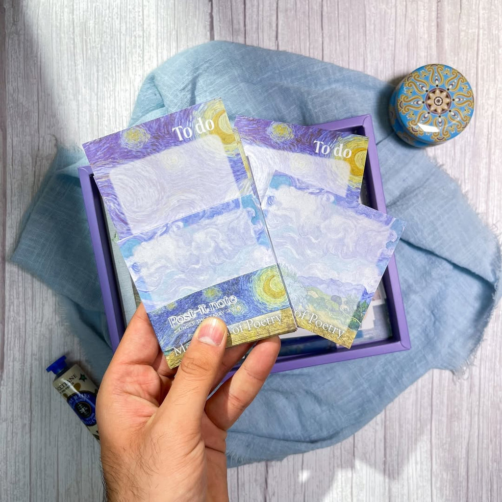✨ صندوق الجورنال الشامل✨  ✨💜 نسخة Starry Night 💜✨