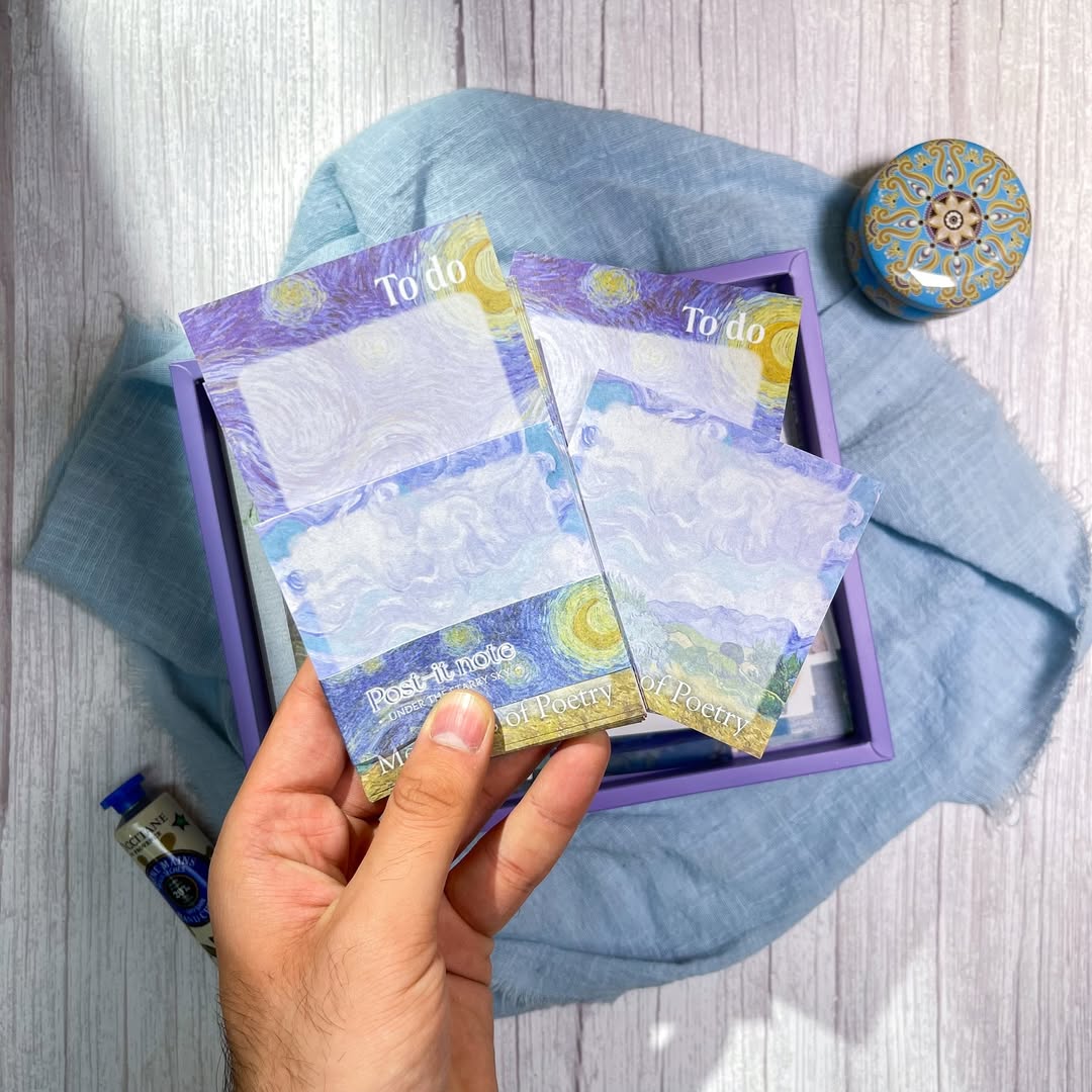 ✨ صندوق الجورنال الشامل✨  ✨💜 نسخة Starry Night 💜✨